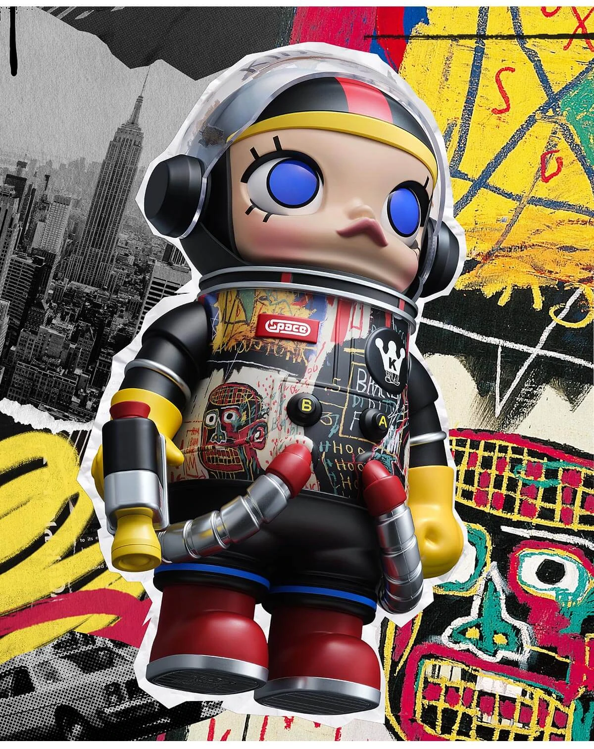 MEGA SPACE MOLLY 400% Jean-Michel Basquiat 6 MEGA SPACE MOLLY 400% Jean-Michel Basquiat - Image 6