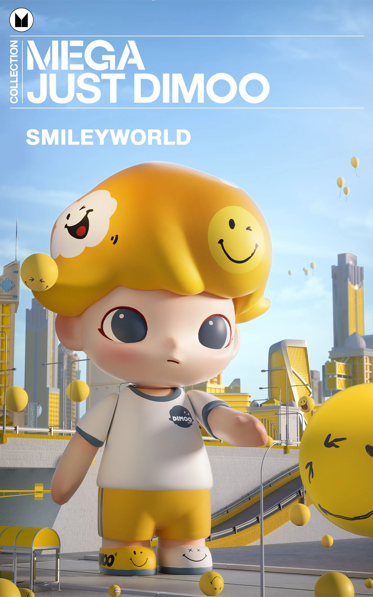 MEGA COLLECTION 1000% JUST DIMOO × SmileyWorld 5 MEGA COLLECTION 1000% JUST DIMOO × SmileyWorld - Image 5