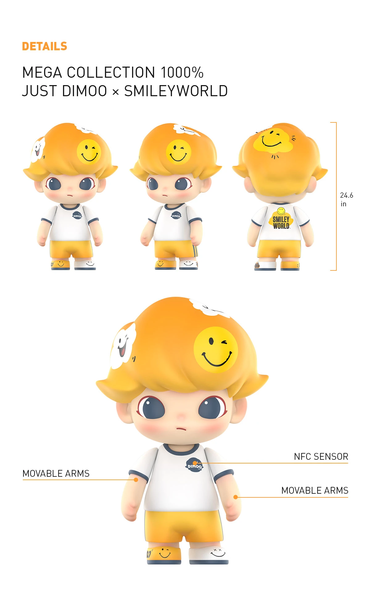 MEGA COLLECTION 1000% JUST DIMOO × SmileyWorld 6 MEGA COLLECTION 1000% JUST DIMOO × SmileyWorld - Image 6