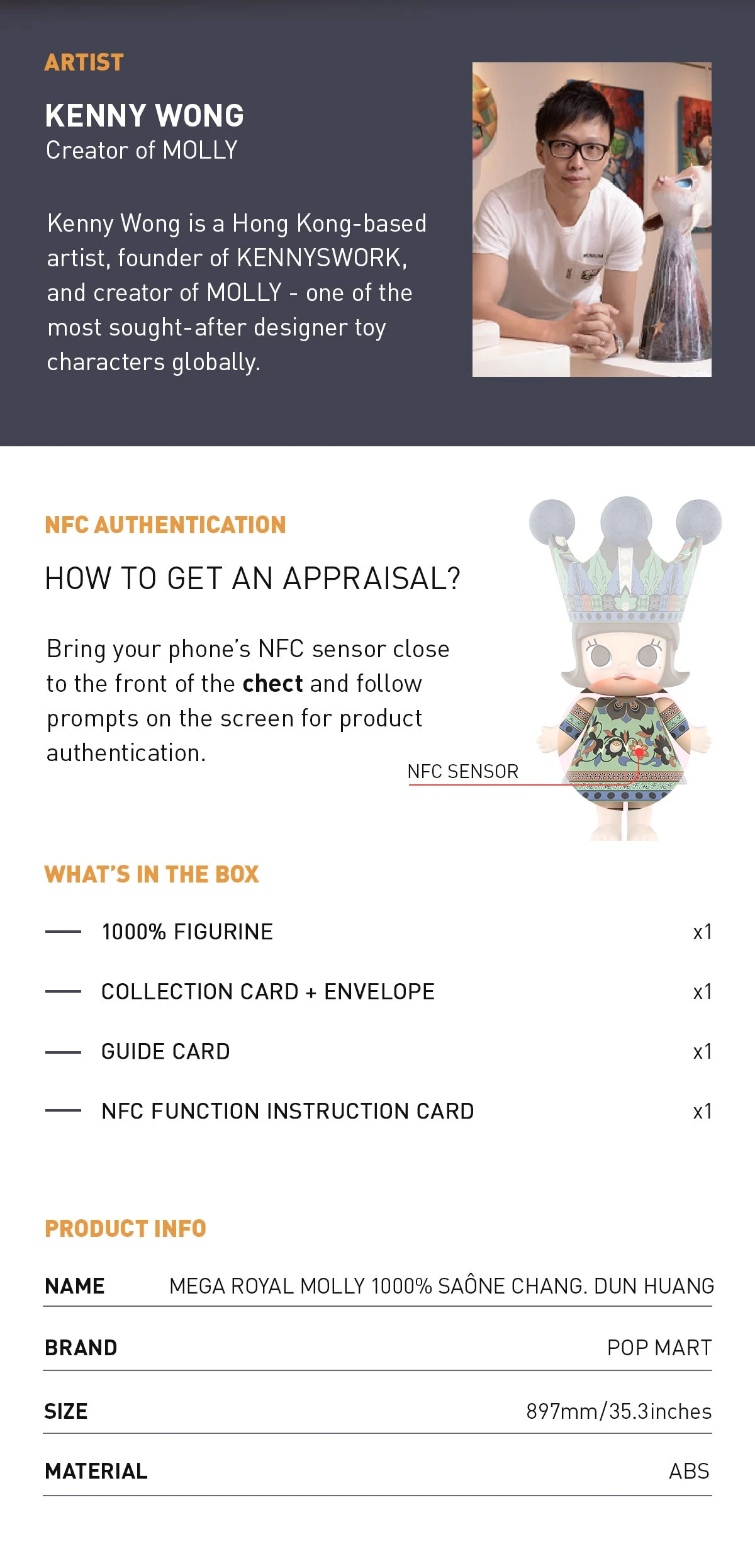 MEGA ROYAL MOLLY 1000% Shana Chang. Dun Huang 13 MEGA ROYAL MOLLY 1000% Shana Chang. Dun Huang - Image 13