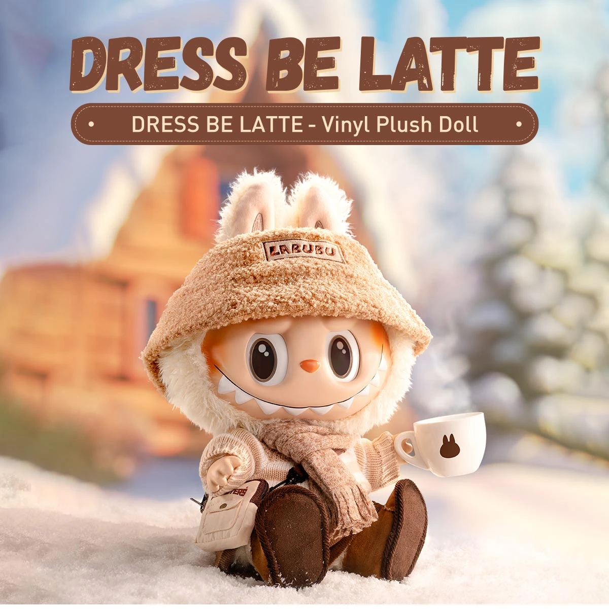 THE MONSTERS - DRESS BE LATTE Vinyl Plush Doll 9 THE MONSTERS - DRESS BE LATTE Vinyl Plush Doll - Image 9
