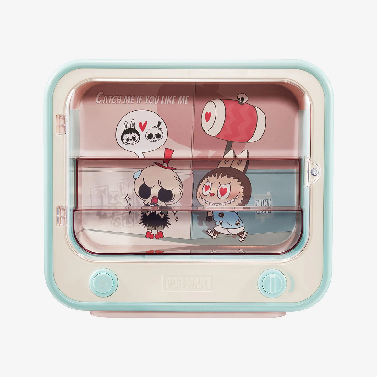 THE MONSTERS Catch Me If You Like Me Series - TV Set Luminous Display Container 1 THE MONSTERS Catch Me If You Like Me Series - TV Set Luminous Display Container