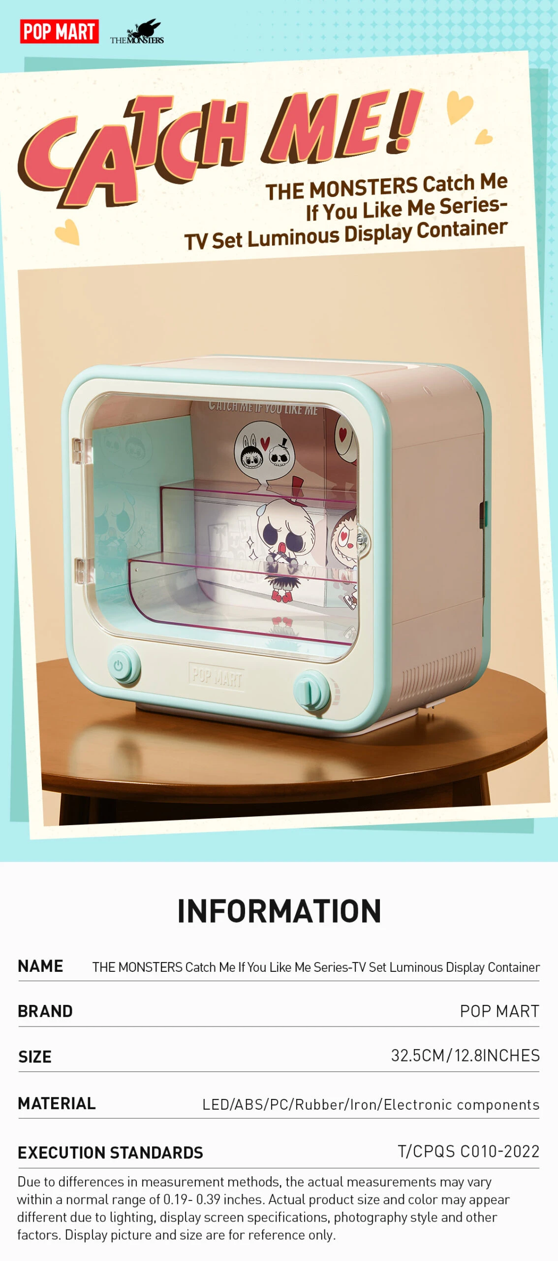 THE MONSTERS Catch Me If You Like Me Series - TV Set Luminous Display Container 6 THE MONSTERS Catch Me If You Like Me Series - TV Set Luminous Display Container - Image 6