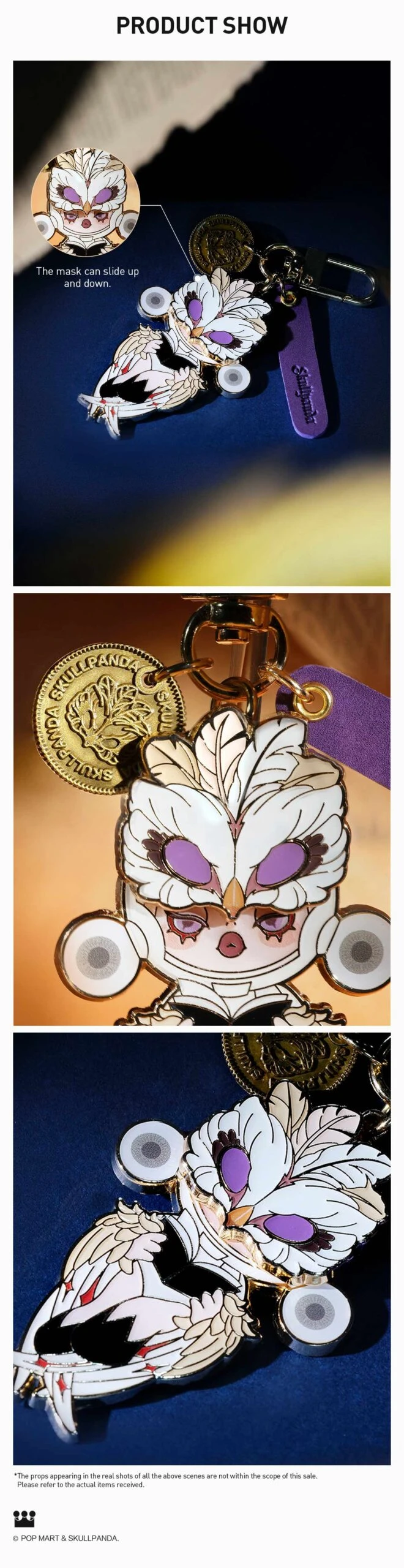 SKULLPANDA Image Of Reality Series-Metal Keychain 6 SKULLPANDA Image Of Reality Series-Metal Keychain - Image 6