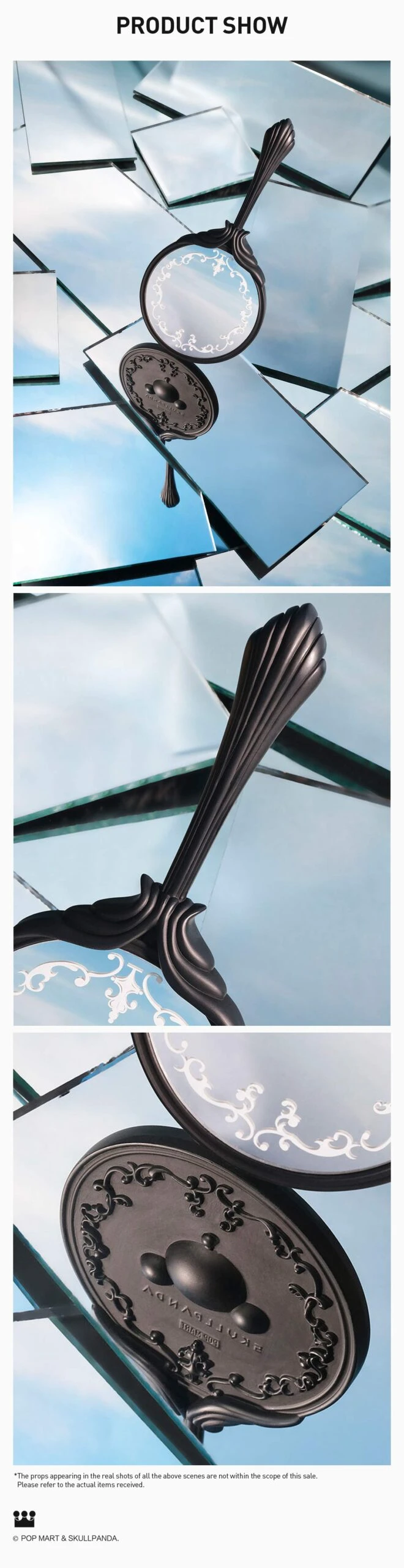 SKULLPANDA Image Of Reality Series-Handheld Mirror 5 SKULLPANDA Image Of Reality Series-Handheld Mirror - Image 5