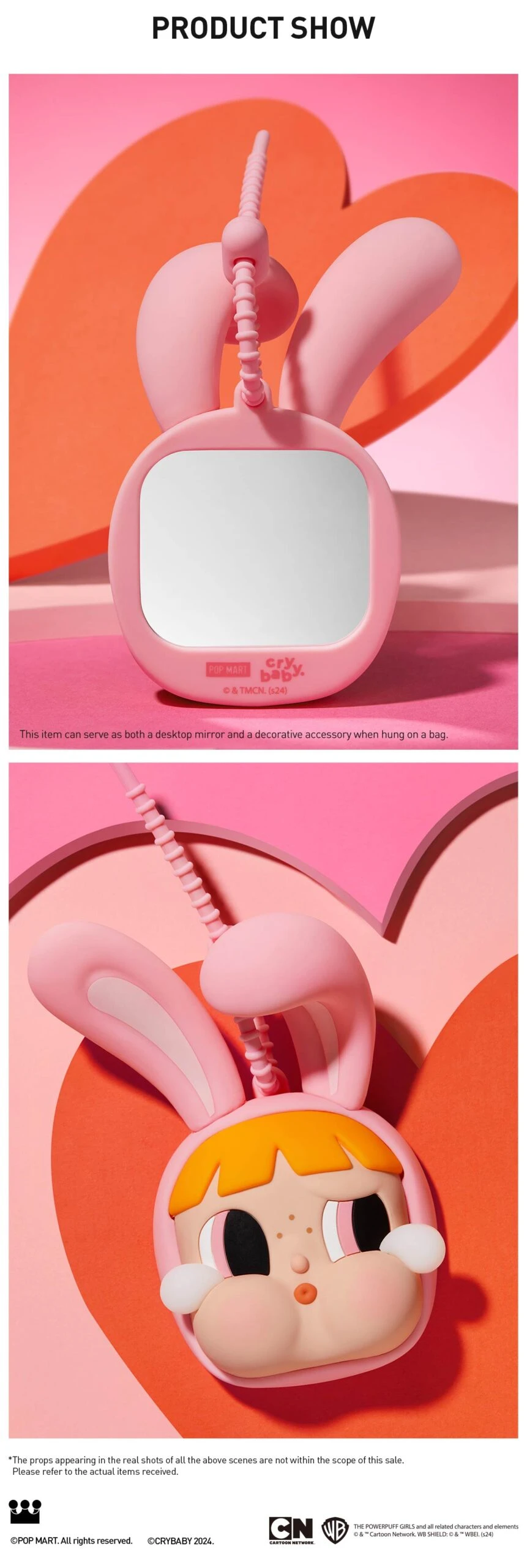CRYBABY X Powerpuff Girls Series-Mirror Pendant 6 CRYBABY X Powerpuff Girls Series-Mirror Pendant - Image 6