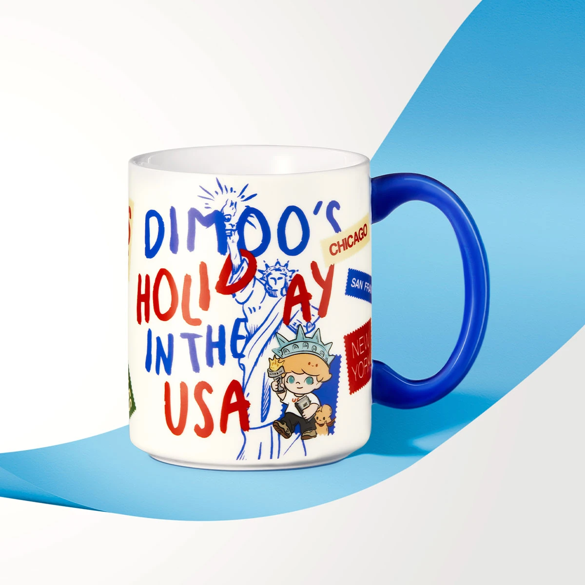 DIMOO'S HOLIDAY IN THE USA SERIES-Mug 4 DIMOO'S HOLIDAY IN THE USA SERIES-Mug - Image 4