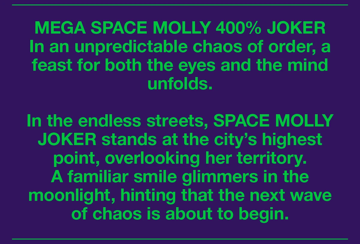 MEGA SPACE MOLLY 400% JOKER 16 MEGA SPACE MOLLY 400% JOKER - Image 16