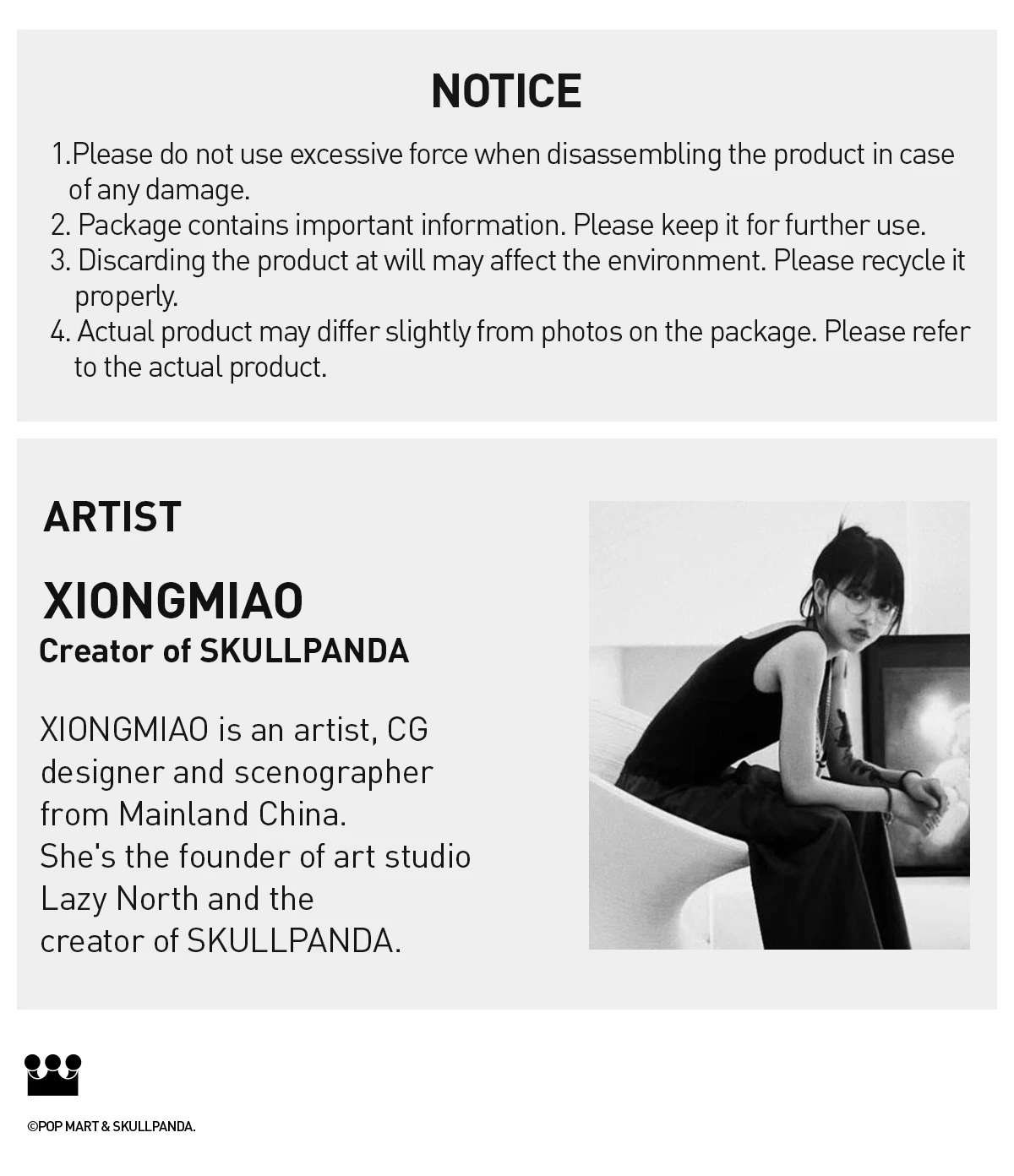 SKULLPANDA Tell Me What You Want Series Pillow 13 SKULLPANDA Tell Me What You Want Series Pillow - Image 13