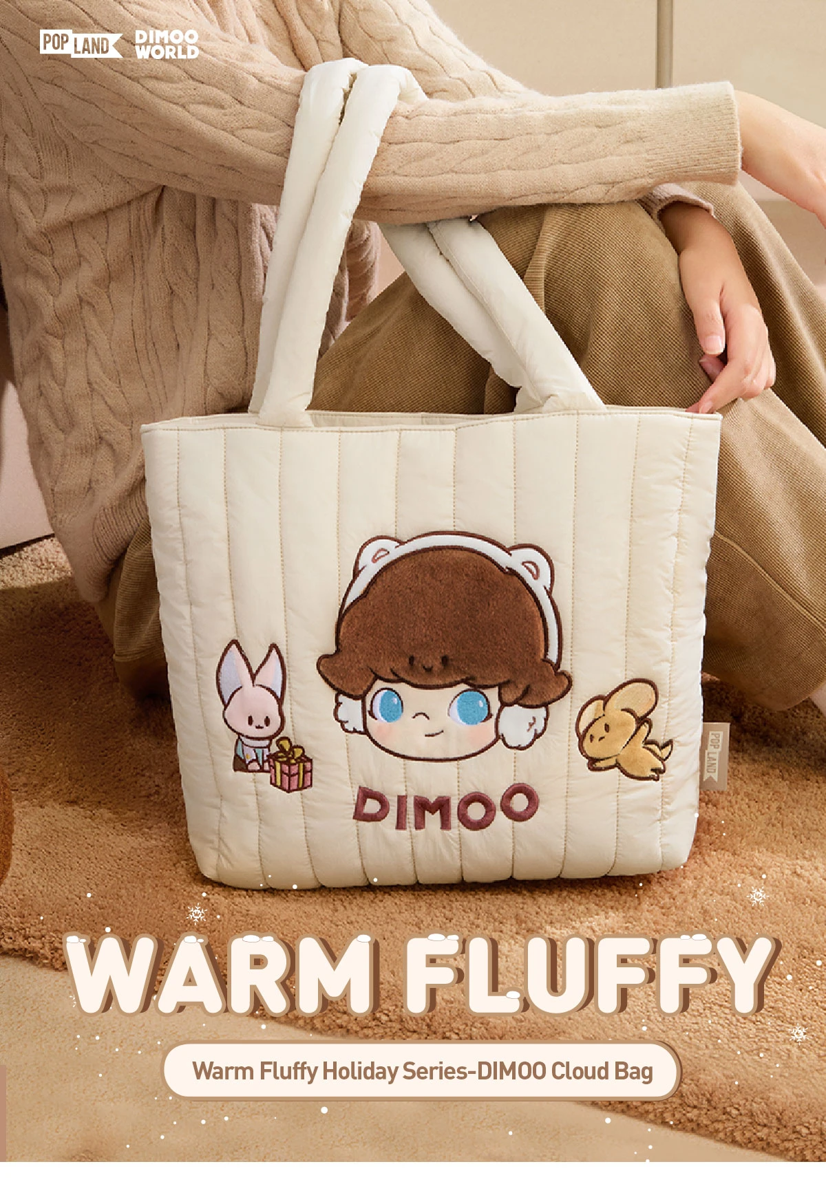 Warm Fluffy Holiday Series-DIMOO Cloud Bag 4 Warm Fluffy Holiday Series-DIMOO Cloud Bag - Image 4