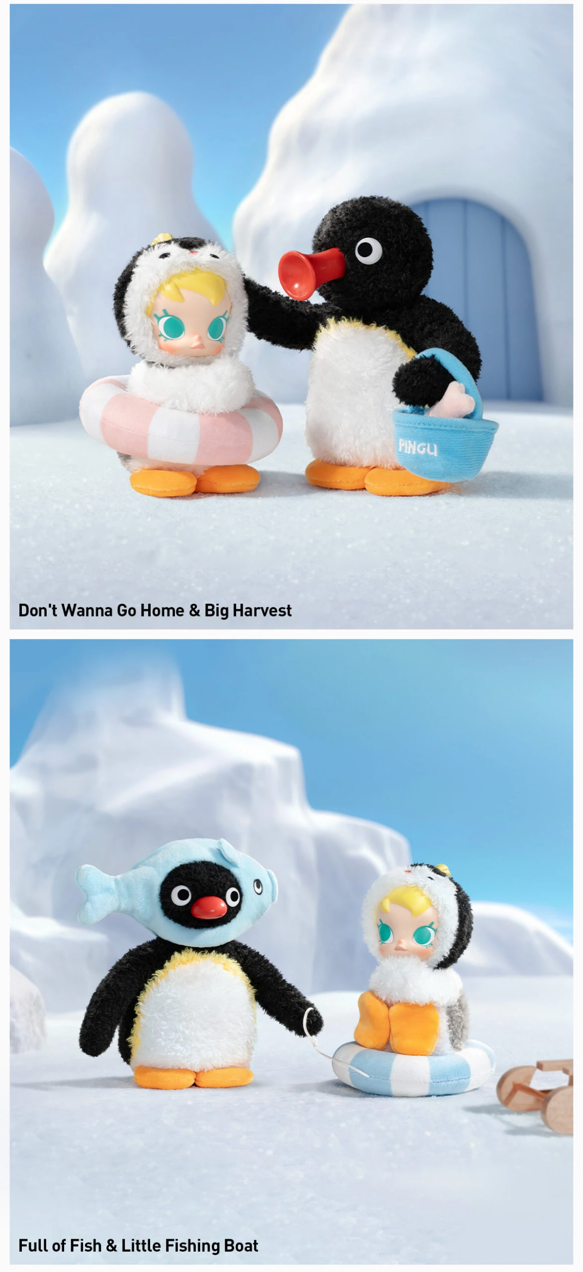 Baby Molly × Pingu Happy Fishing Series-Vinyl Plush Pendant Blind Box 18 Baby Molly × Pingu Happy Fishing Series-Vinyl Plush Pendant Blind Box - Image 18