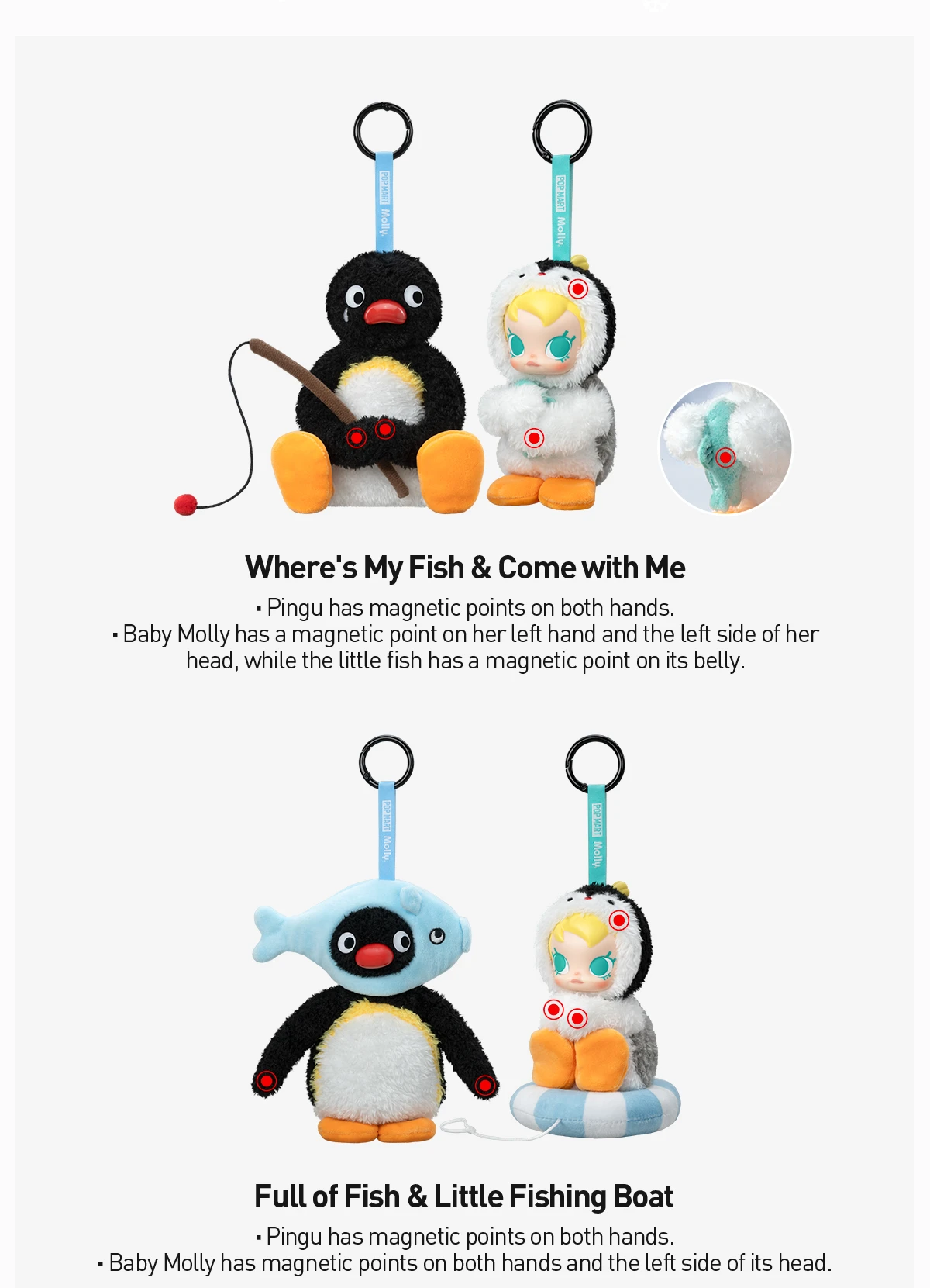 Baby Molly × Pingu Happy Fishing Series-Vinyl Plush Pendant Blind Box 15 Baby Molly × Pingu Happy Fishing Series-Vinyl Plush Pendant Blind Box - Image 15