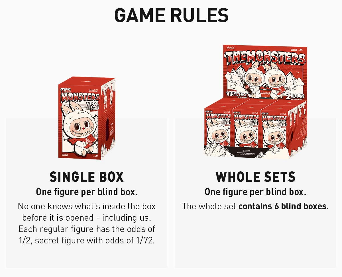 THE MONSTERS COCA-COLA SERIES-Vinyl Face Blind Box 11 THE MONSTERS COCA-COLA SERIES-Vinyl Face Blind Box - Image 11