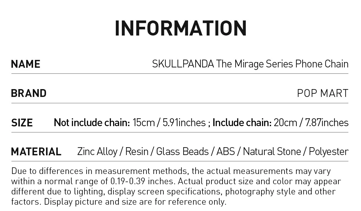 SKULLPANDA The Mirage Series Phone Chain 11 SKULLPANDA The Mirage Series Phone Chain - Image 11