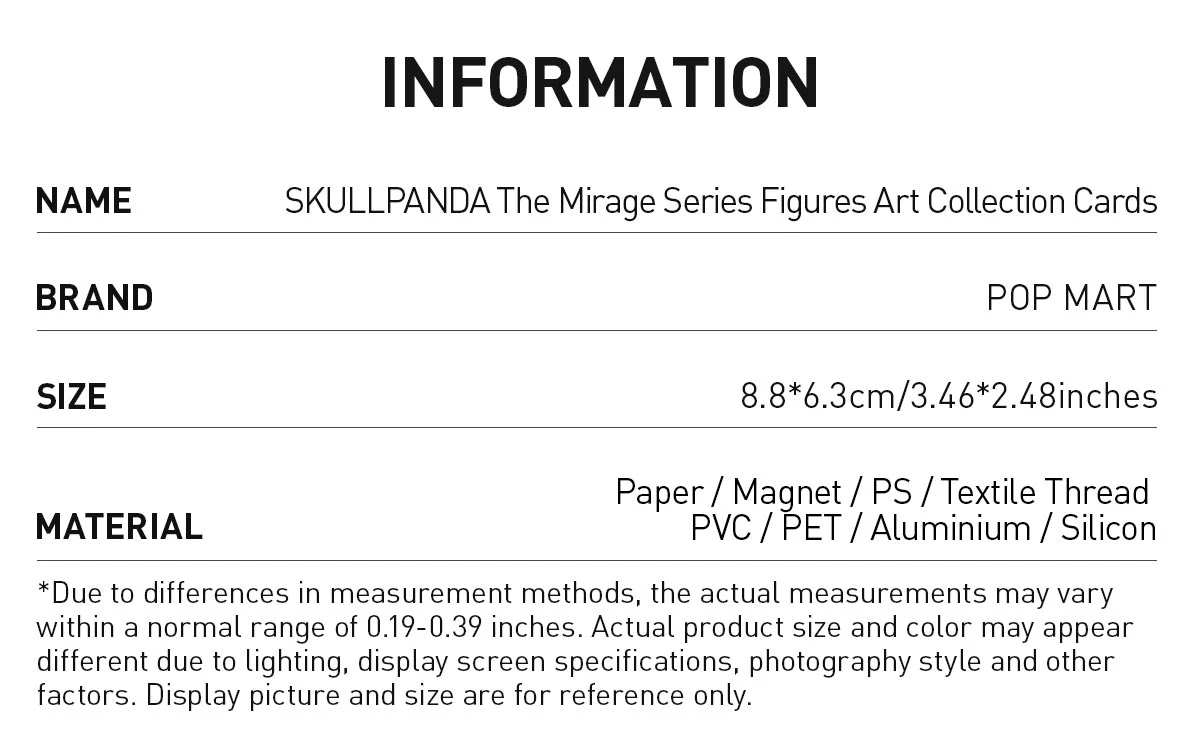SKULLPANDA The Mirage Series Figures Art Collection Cards 19 SKULLPANDA The Mirage Series Figures Art Collection Cards - Image 19