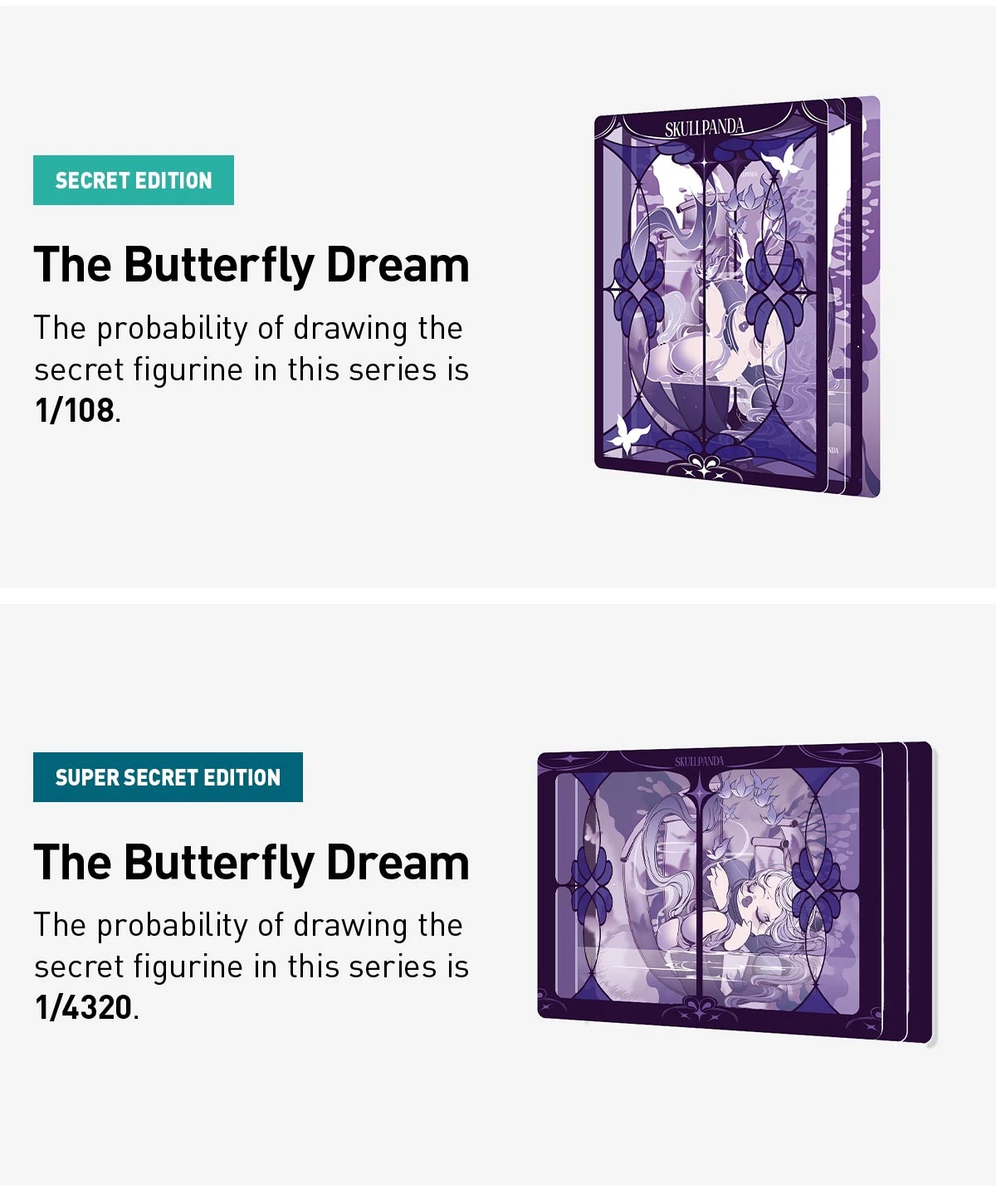 SKULLPANDA The Mirage Series Figures Art Collection Cards 18 SKULLPANDA The Mirage Series Figures Art Collection Cards - Image 18