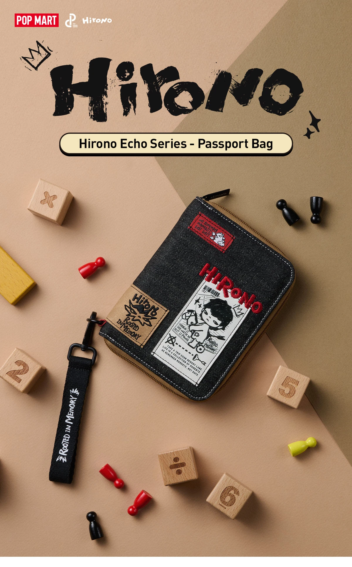 Hirono Echo Series - Passport Bag - Image 6