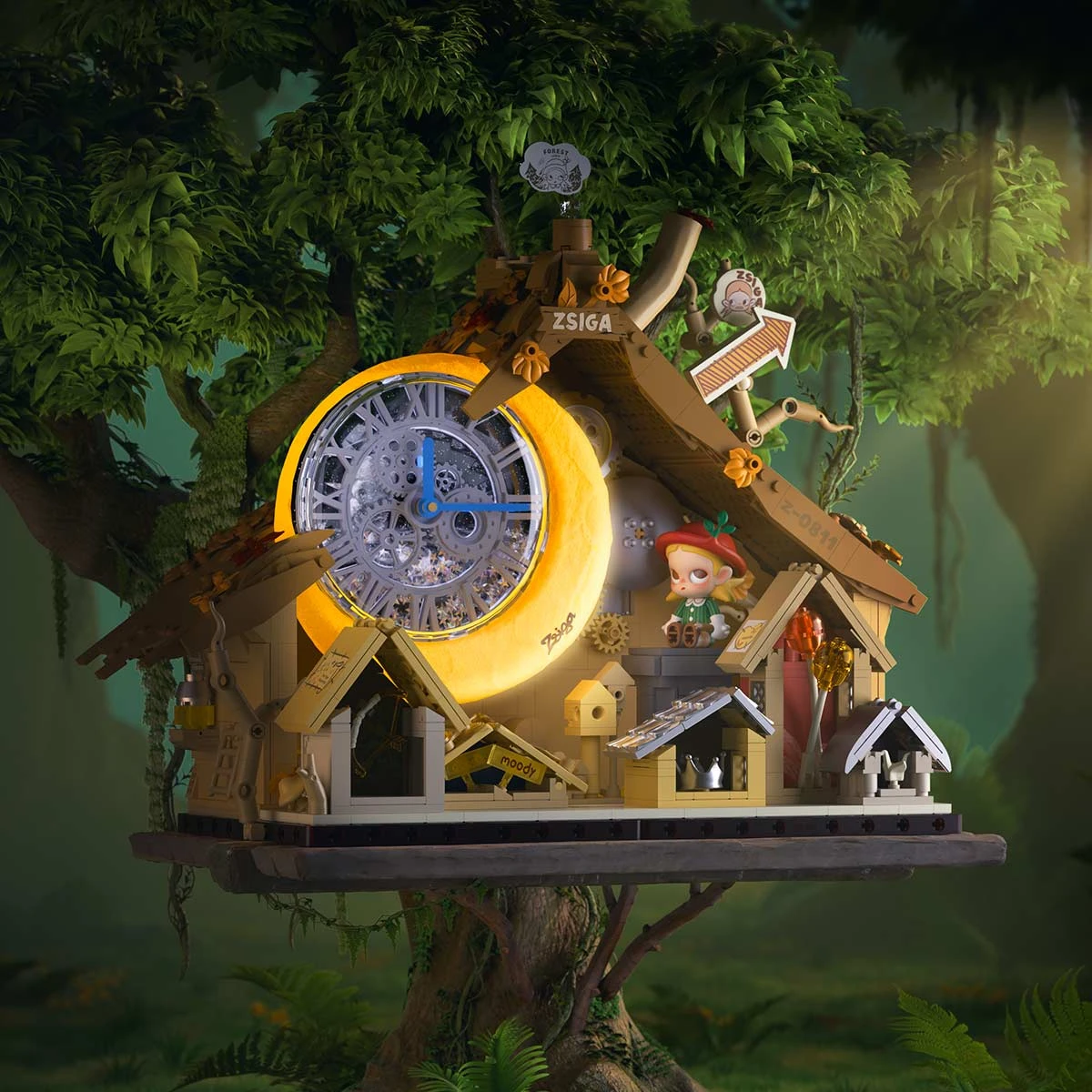 Zsiga Walking Into The Forest Series Blocks 13 Zsiga Walking Into The Forest Series Blocks - Image 13