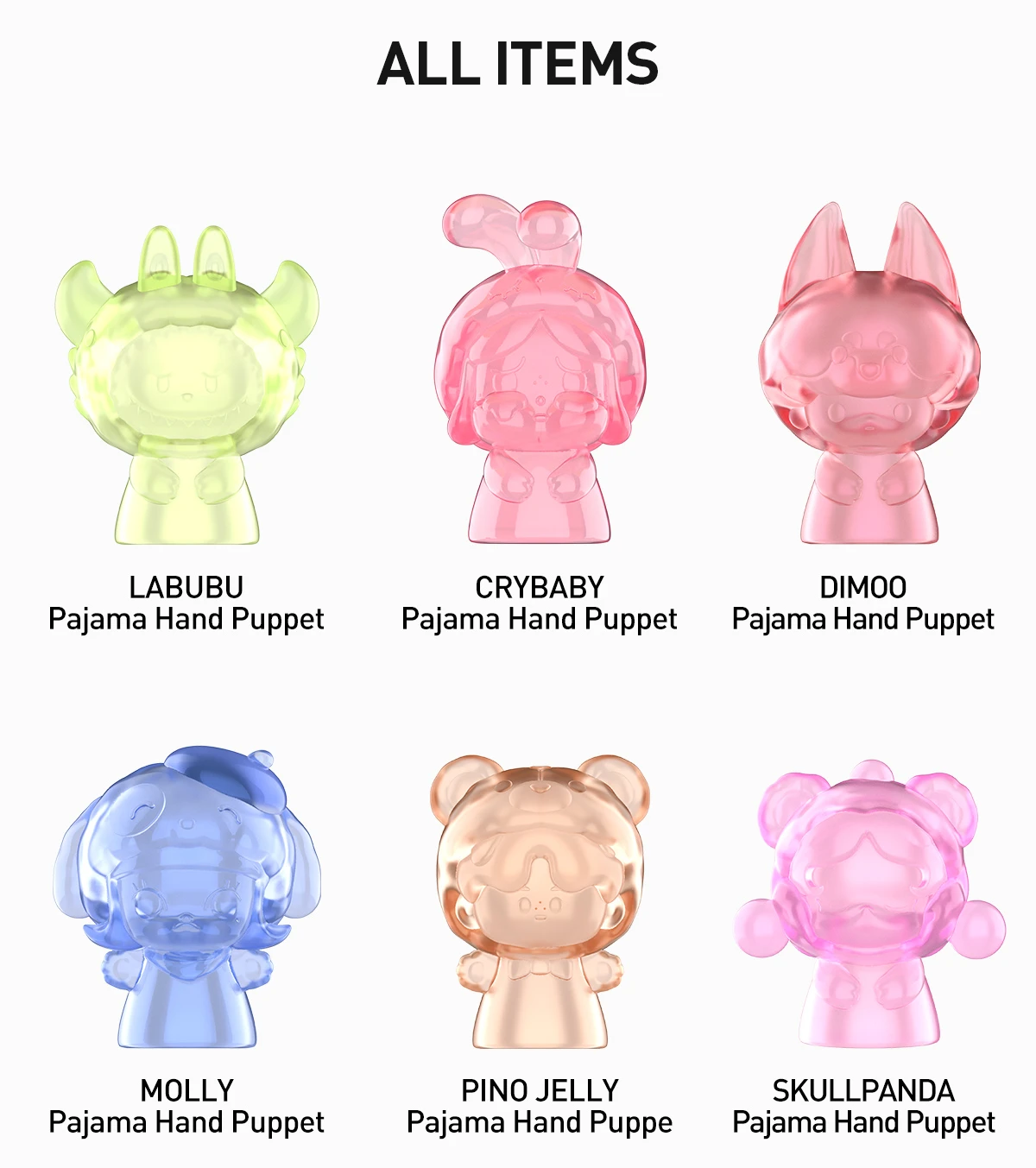 POP BEAN Pajama Hand Puppet Series Box Set 5 POP BEAN Pajama Hand Puppet Series Box Set - Image 5