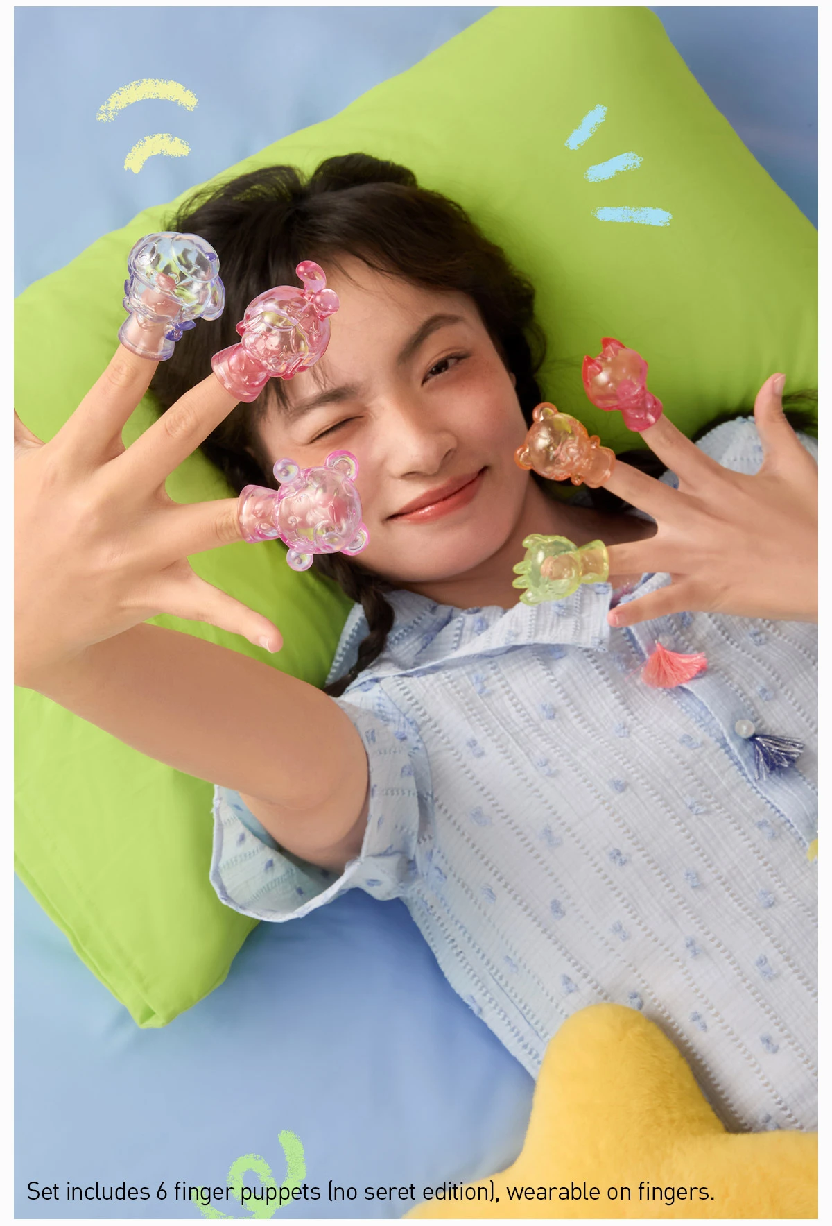 POP BEAN Pajama Hand Puppet Series Box Set 8 POP BEAN Pajama Hand Puppet Series Box Set - Image 8