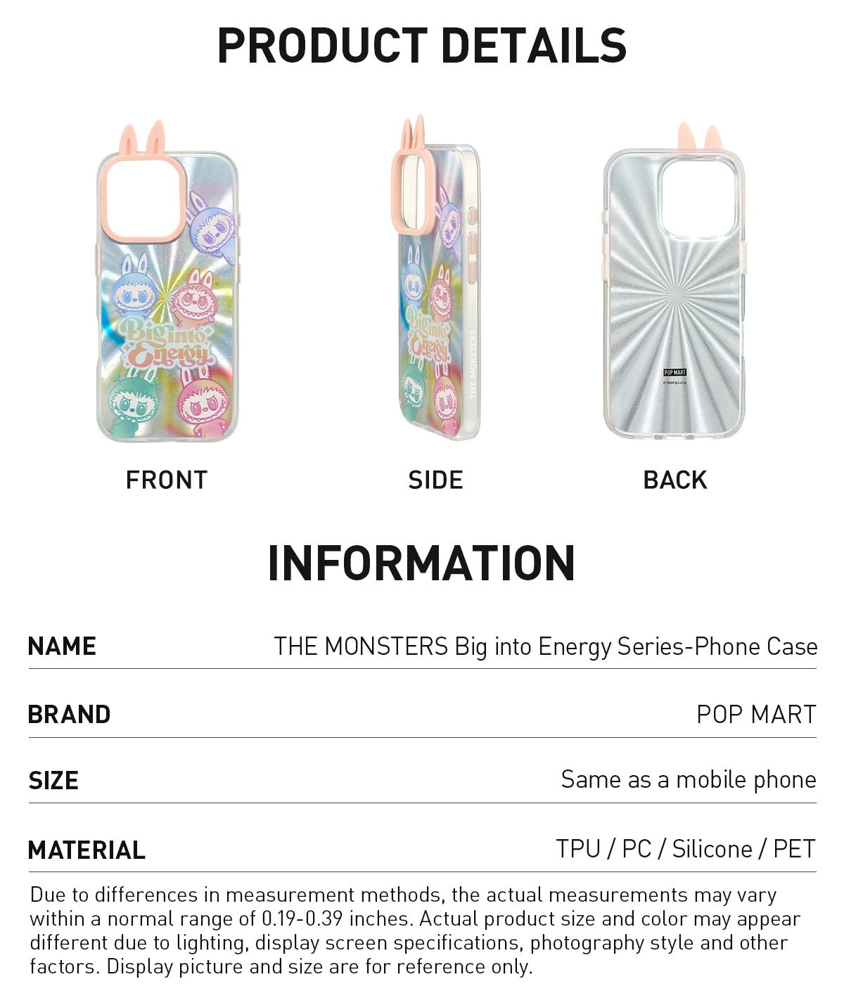 THE MONSTERS Big Into Energy Series-Phone Case 6 THE MONSTERS Big Into Energy Series-Phone Case - Image 6