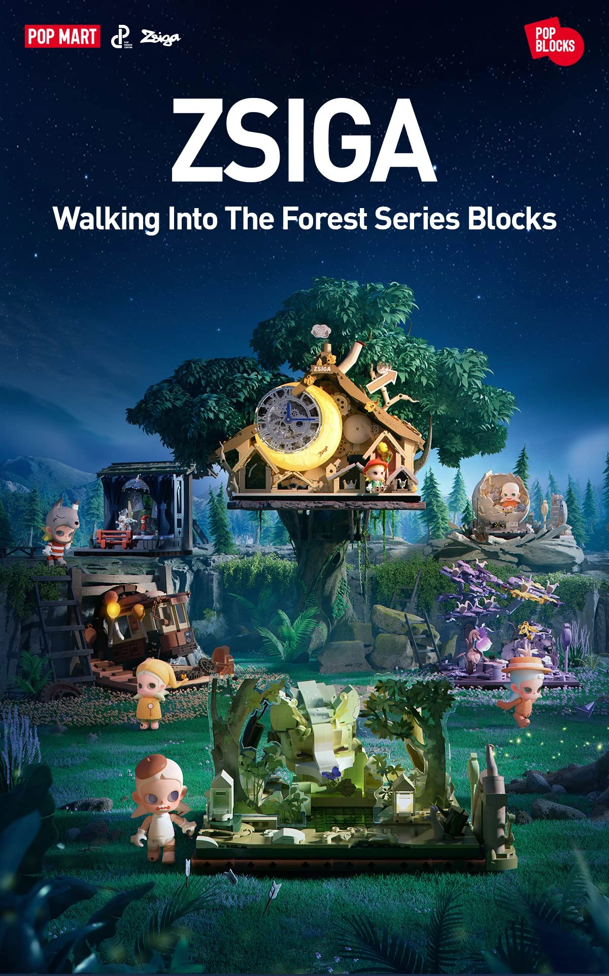 Zsiga Walking Into The Forest Series Blocks 18 Zsiga Walking Into The Forest Series Blocks - Image 18