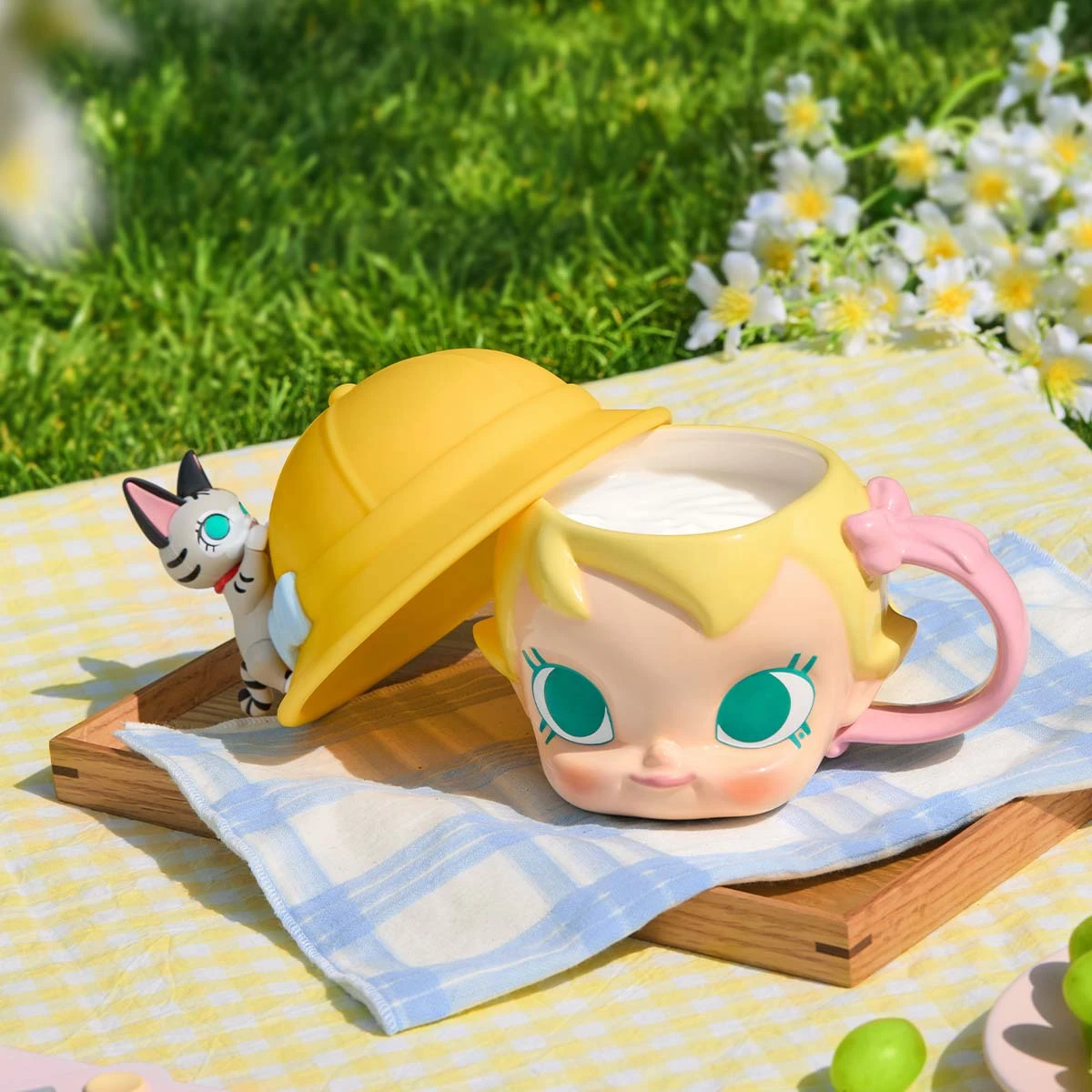 Labubu Mart Store -Labubu Mart Store 20250516 115211 516914 3 baby molly baby tabby series big head ceramic cup accessories details popmart