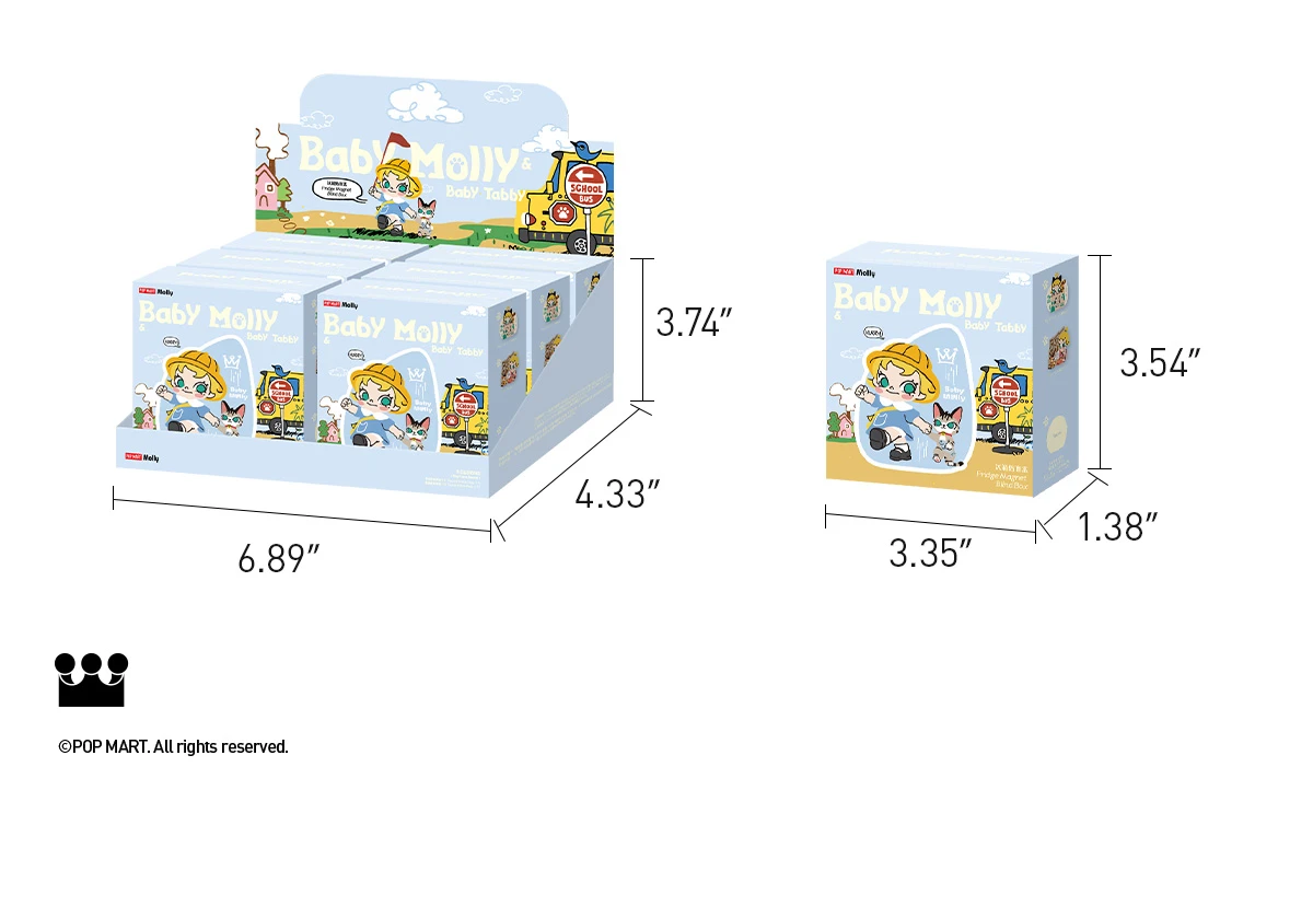Baby Molly & Baby Tabby Series-Fridge Magnet Blind Box 17 Baby Molly & Baby Tabby Series-Fridge Magnet Blind Box - Image 17