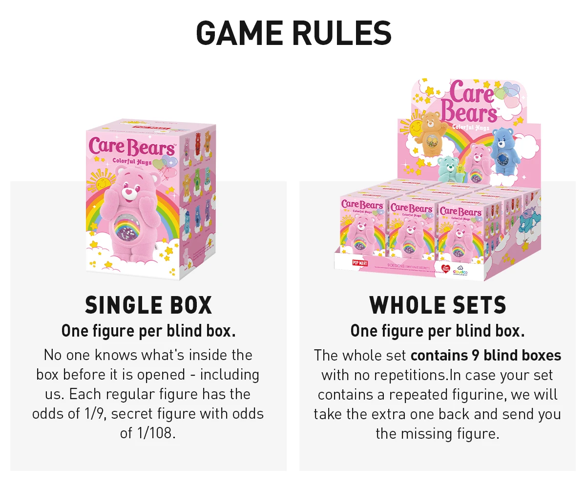 Care Bears Colorful Hugs Series Figures - Image 15