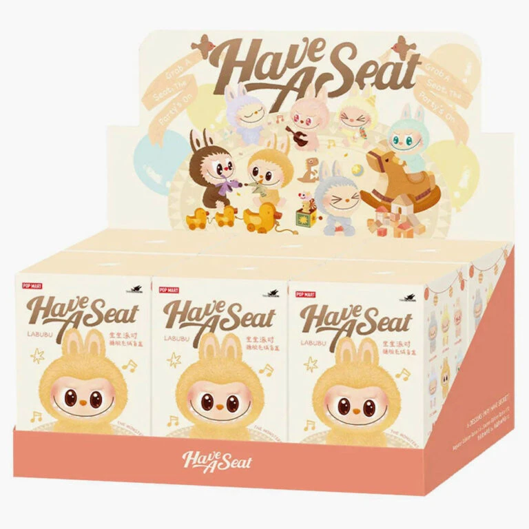 Pop Mart Labubu The Monsters Have A Seat Vinyl Plush Mystery Box / 1 Pack