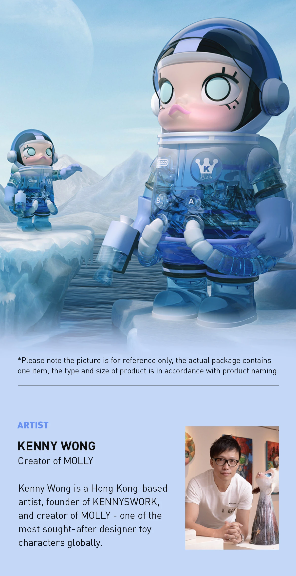 MEGA COLLECTION 1000% SPACE MOLLY Glacier 16 MEGA COLLECTION 1000% SPACE MOLLY Glacier - Image 16