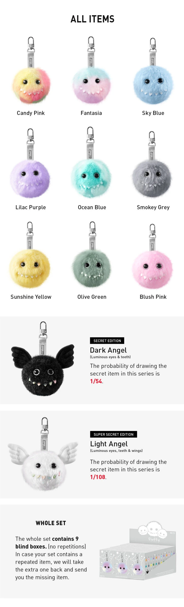 INSTINCTOY FLUFFY-Plush Pendant 2 2 INSTINCTOY FLUFFY-Plush Pendant 2 - Image 2